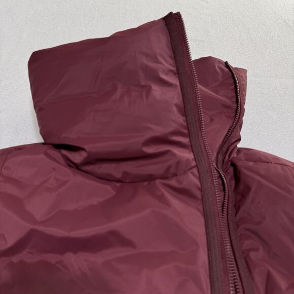 WHITESKY Women’s XXS Packable Down Jacket Maroon Puffer Coat Windbreaker NWT - Picture 15 of 15
